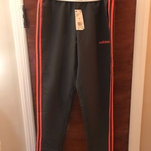 Men’s Adidas nylon striped track pants